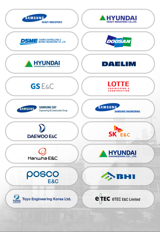 major clients list